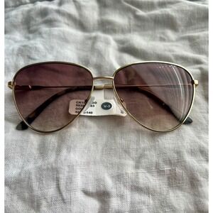 Calvin Klein Women's Rx'able Sunglasses, CK19103SG, Gold,‎ 58-13-140, NWT $176
